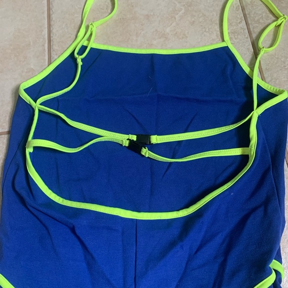 Neon Piping Sorella Romper - Picture 3 of 4